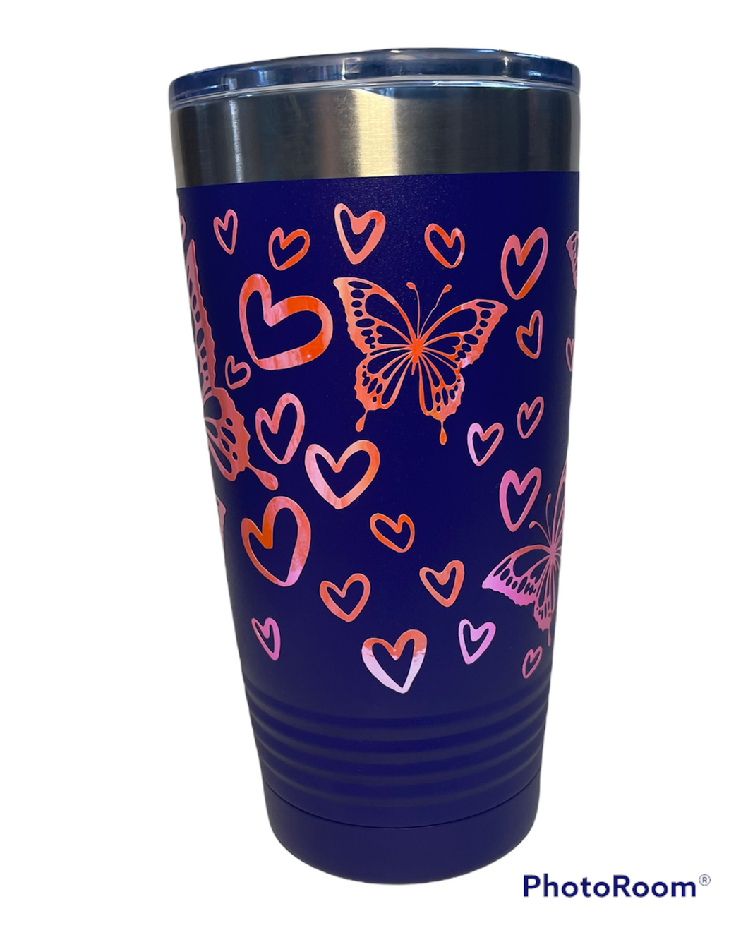 Holographic Butterfly Tumbler